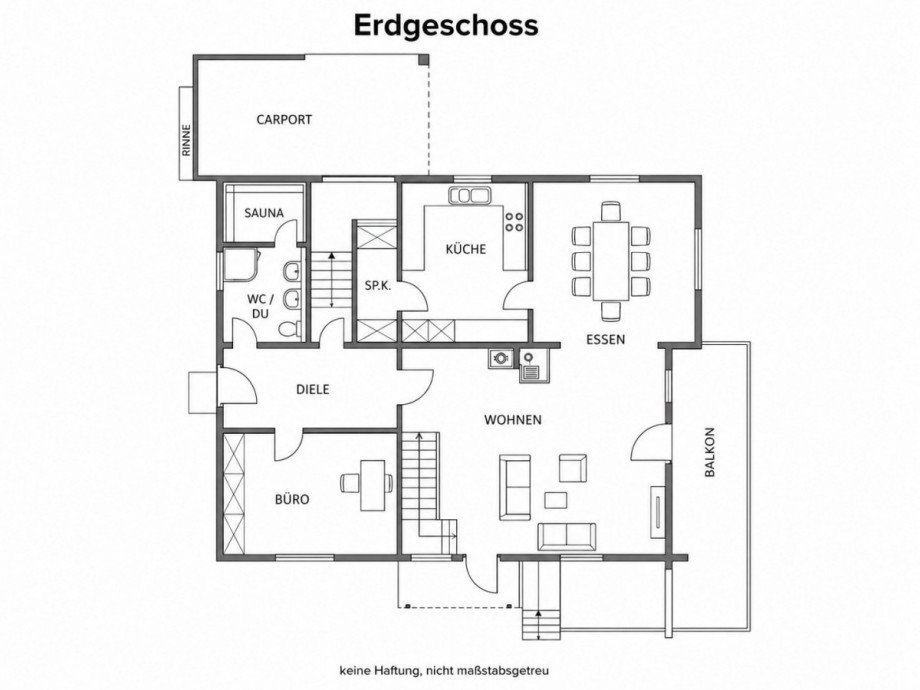 Erdgeschoss KI Einfamilienhaus Krauchenwies