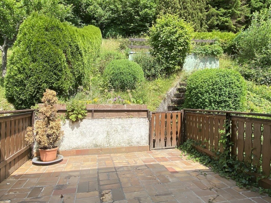 Terrasse Doppelhaush�lfte Reichenbach