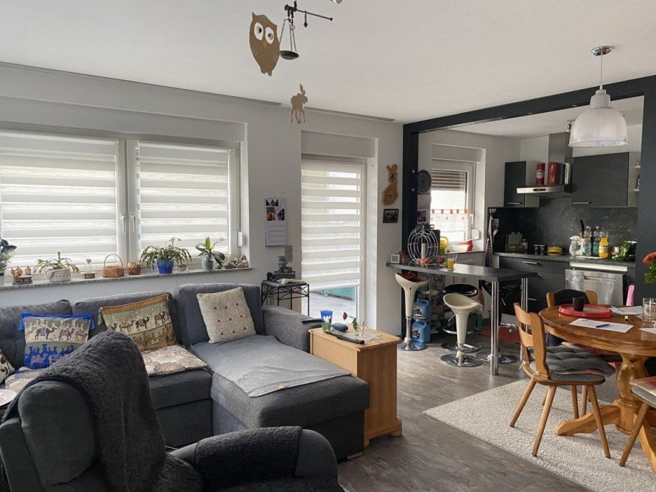 Wohnzimmer Erdgeschosswohnung Wellendingen