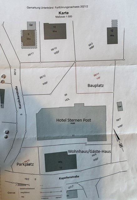 Lageplan mit Beschriftung Wohnanlagen Br�unlingen
