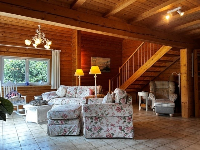 Wohnzimmer Einfamilienhaus Krauchenwies