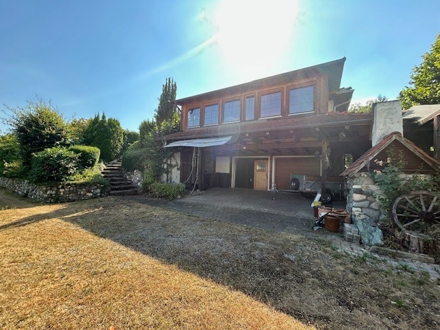 R�ckansicht Bungalow Engen