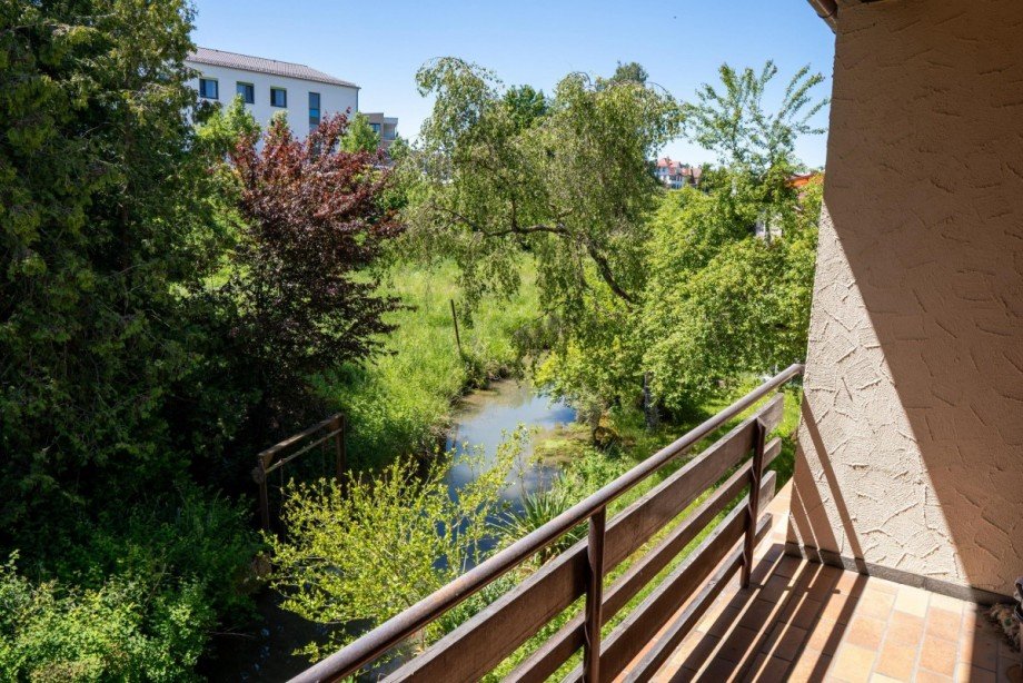 Blick vom Balkon Einfamilienhaus Me�kirch