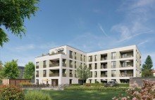 Ansicht 1 3 - Zimmerwohnung mit Gartenanteil im  Betreuten Wohnen  in Aldingen