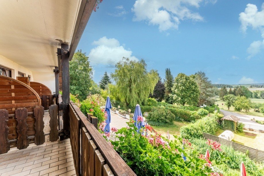 Balkon mit Panoramasicht Hotels Br�unlingen