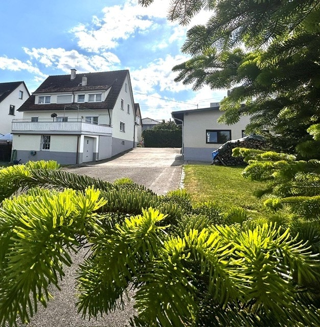 R�ckansicht Zweifamilienhaus Neuhausen