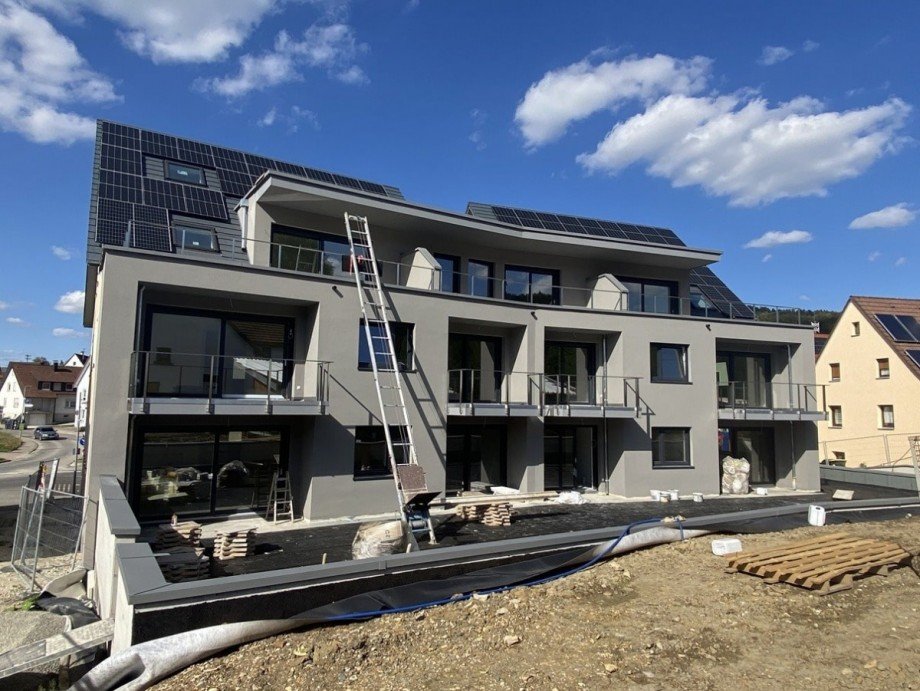 R�ckansicht Erdgeschosswohnung Wehingen