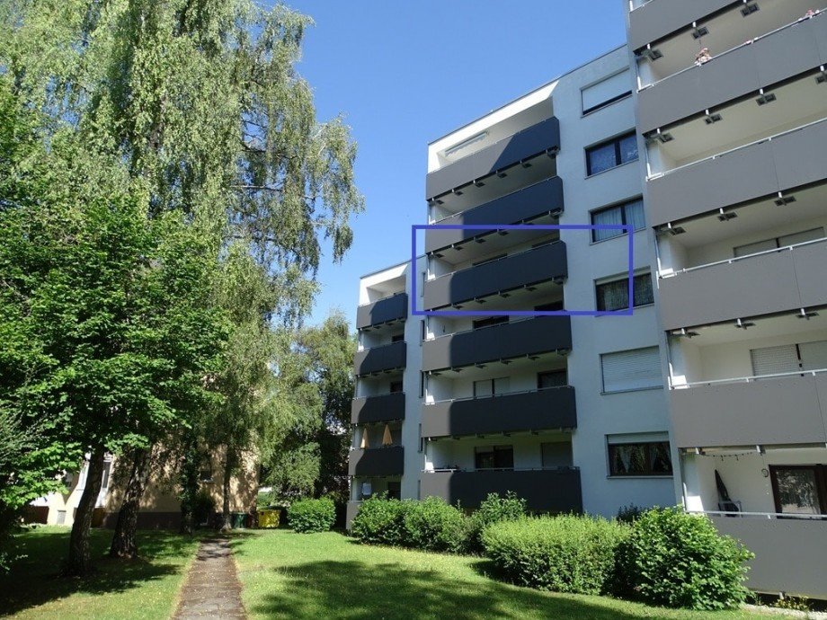 R�ckseite Etagenwohnung Villingen-Schwenningen