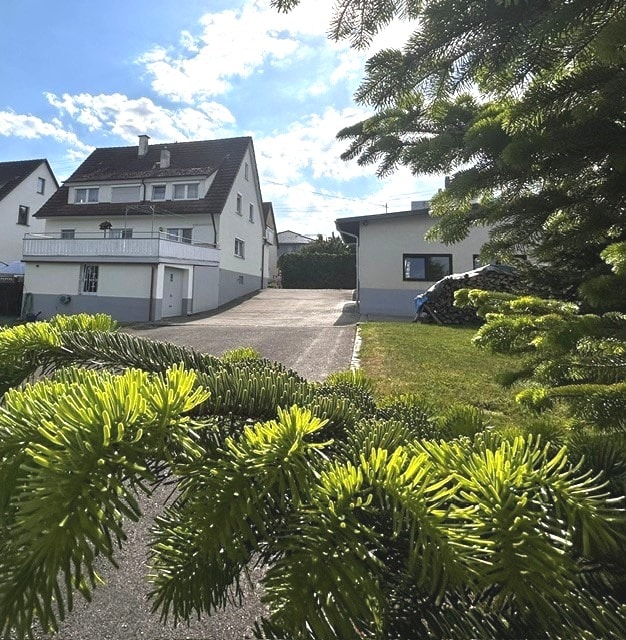 R�ckansicht Zweifamilienhaus Neuhausen
