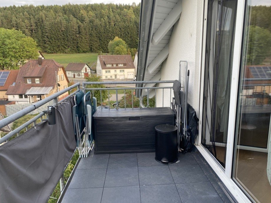 Balkon Dachgeschosswohnung Wellendingen