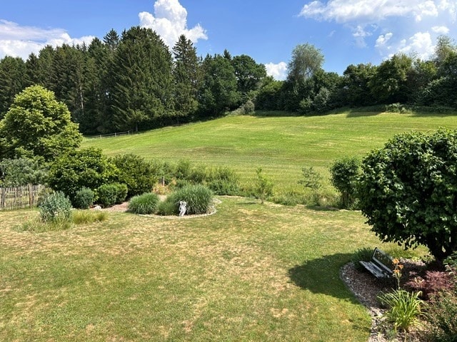 Garten-Weitsicht Einfamilienhaus Krauchenwies