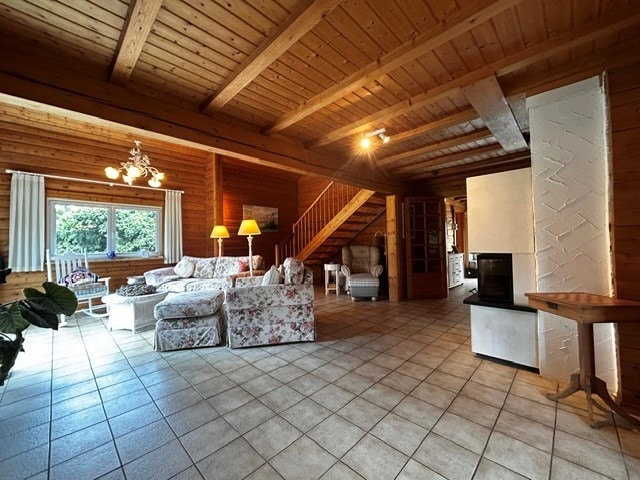 Wohnzimmer Einfamilienhaus Krauchenwies
