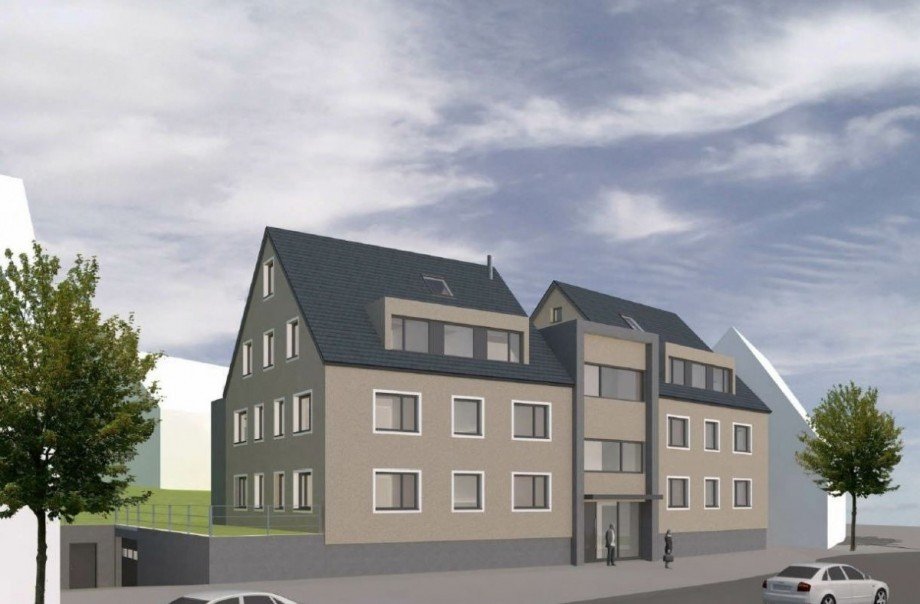 Frontansicht 2 Erdgeschosswohnung Wehingen