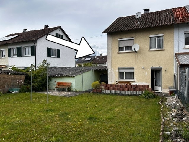 Garten Doppelhaush�lfte Me�kirch