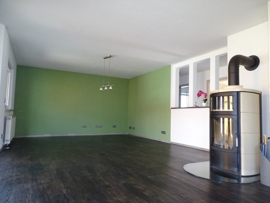 Wohnzimmer mit Kamin Einfamilienhaus Bad D�rrheim