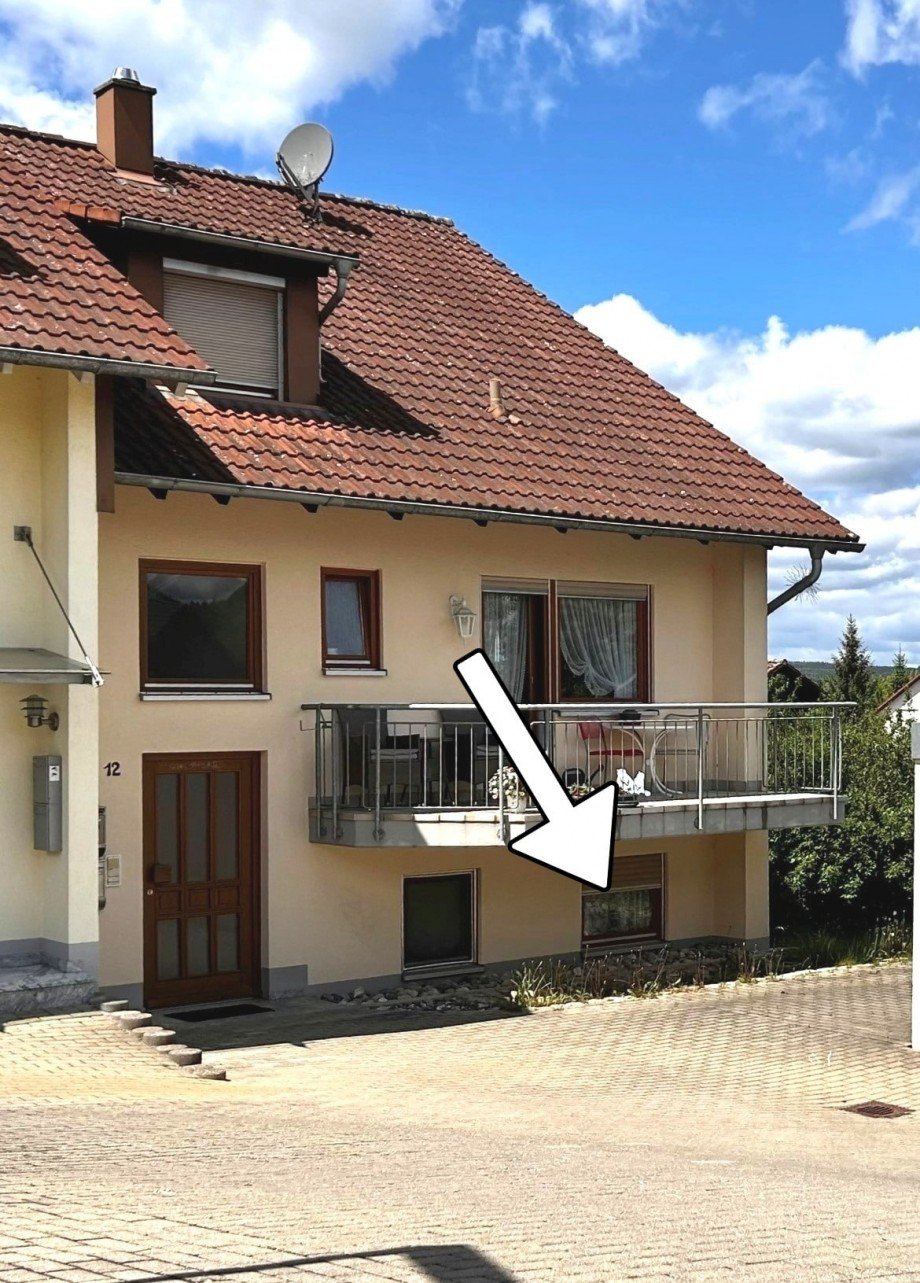 Au�enansicht Souterrainwohnung Me�kirch
