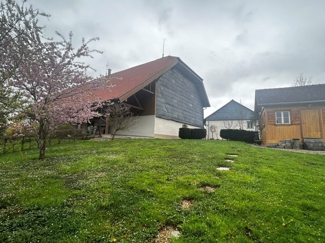 R�ckansicht Einfamilienhaus Sauldorf