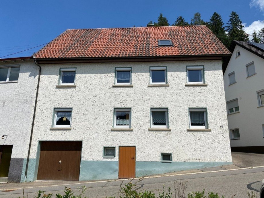 S�dwestansicht Doppelhaush�lfte Reichenbach